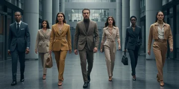 Celebrities in modern power dressing office looks for 2025
