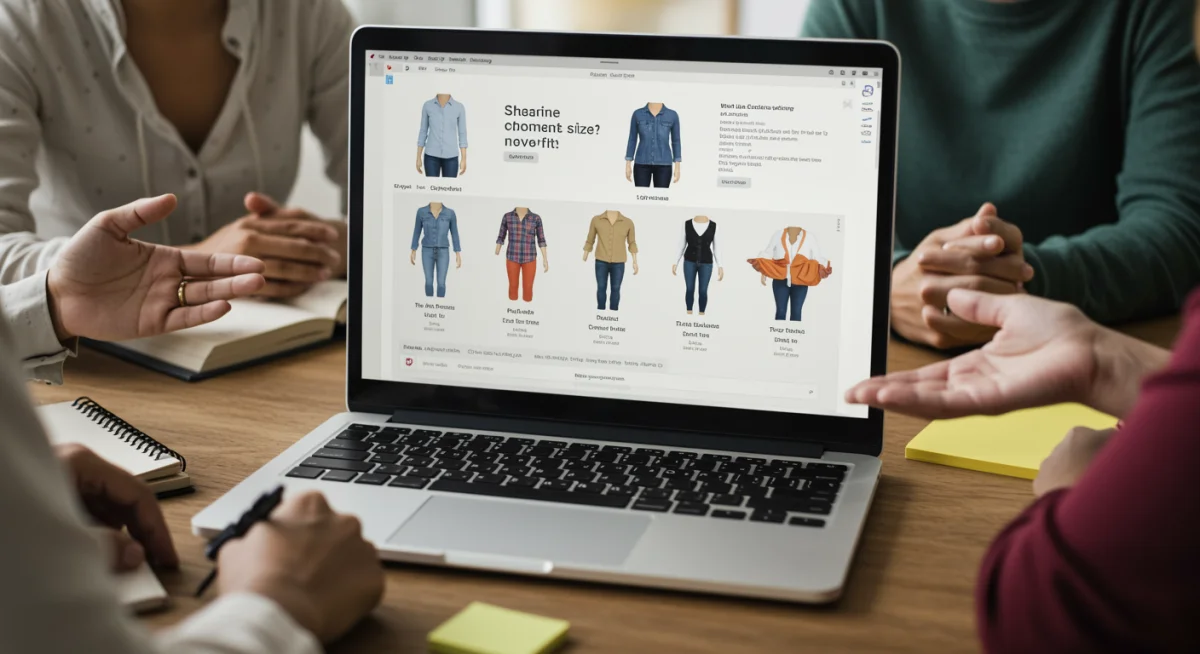 Online community discussing clothing fit and sizing reviews