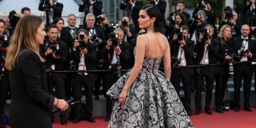 Celebrity on red carpet in 2025 fashion styled by expert