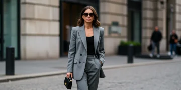 Woman in stylish budget-friendly high-fashion inspired outfit